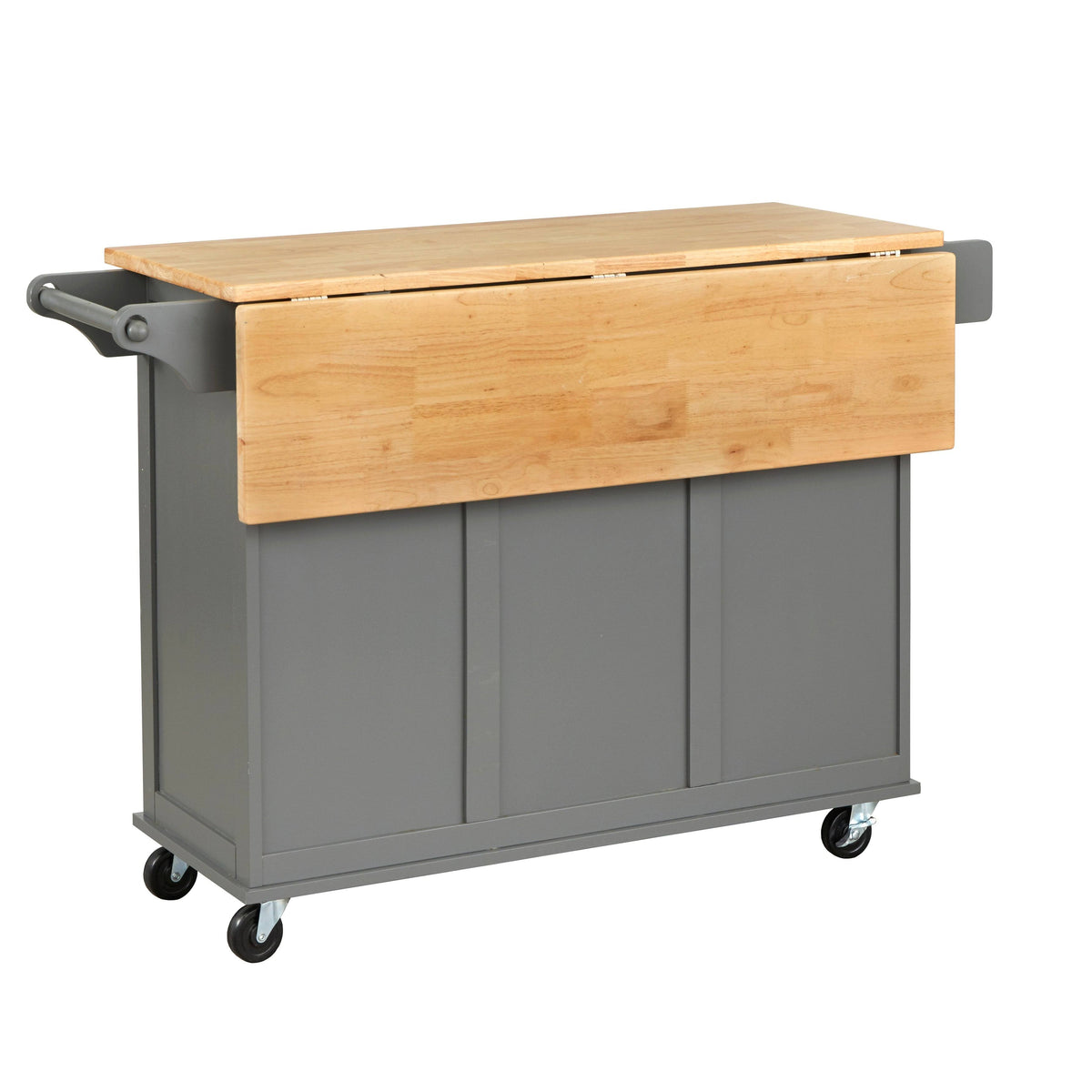 Black 3 Drawer Kitchen Cart Q745007
