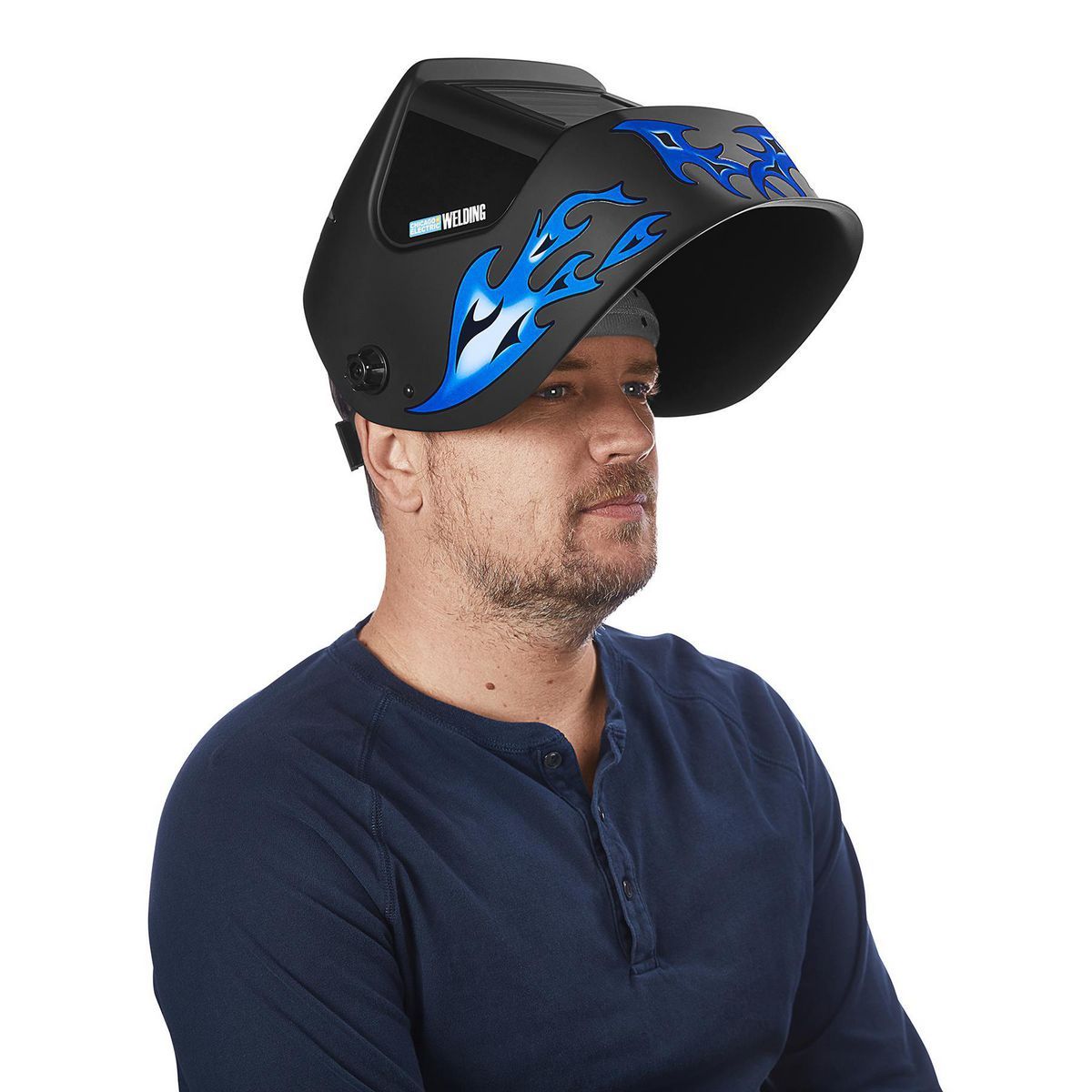 Blue Auto-Darkening Welding Helmet W904183
