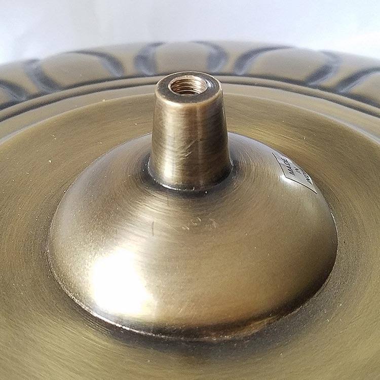 Brass Birdbath with Stake L66222