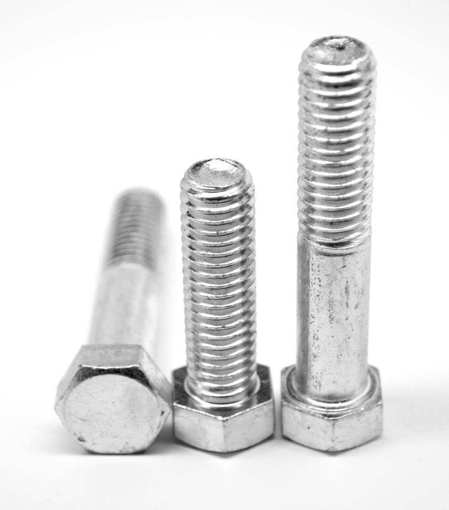 Fine Thread Grade 5 Hex Cap Screw Medium Carbon Steel Zinc Plated Z481584