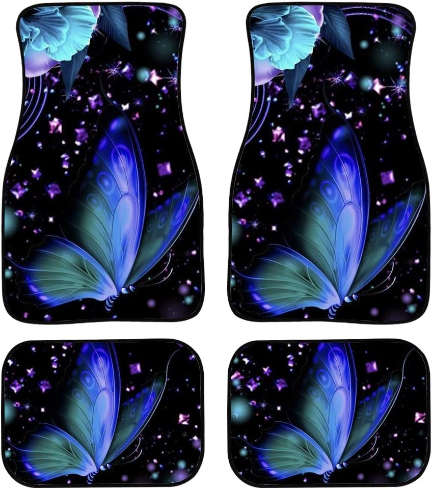 Butterflies Car Floor Mat Front/Rear Carpet M492