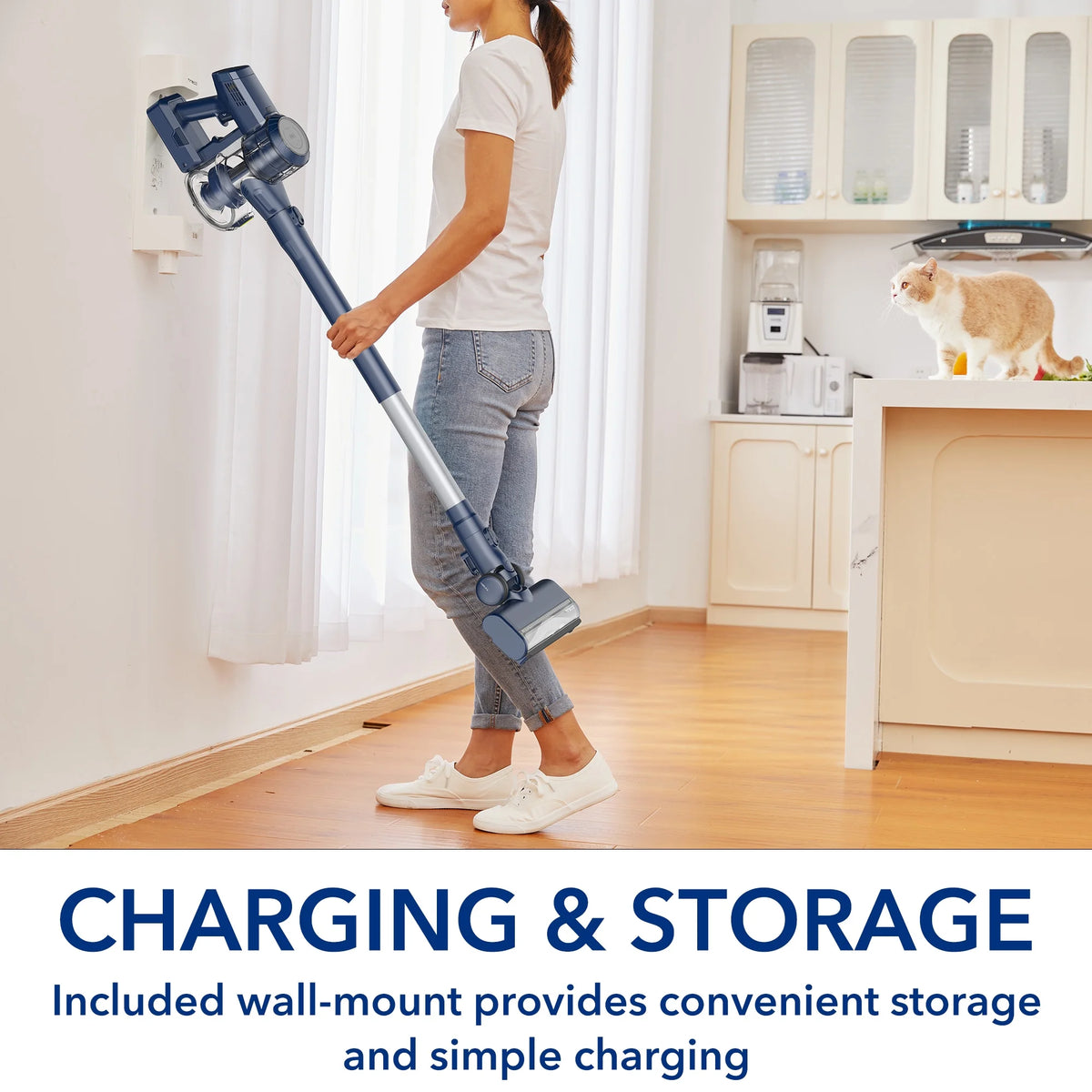 Cordless Stick Vacuum Cleaner with ZeroTangle Brush Head K449475