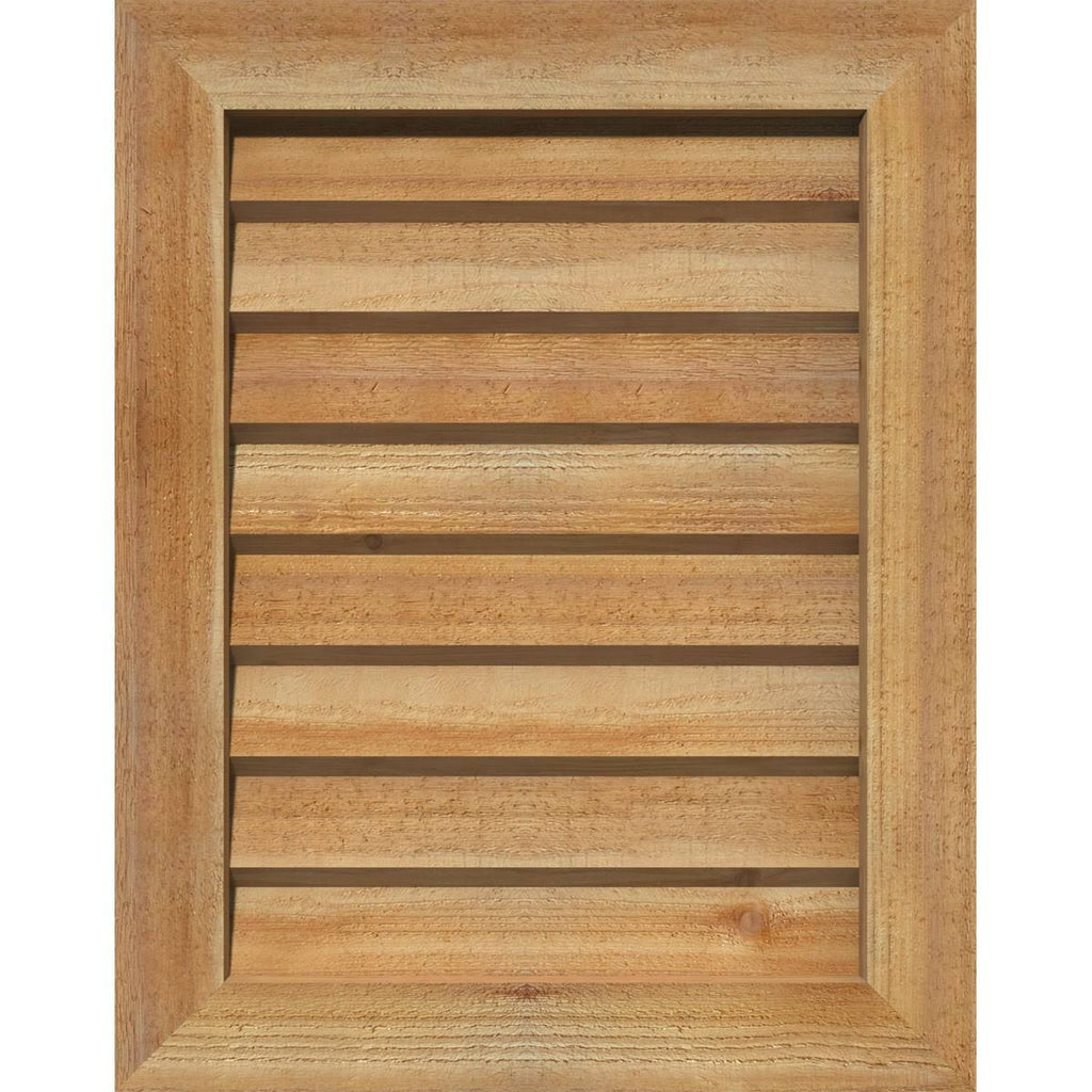 Unfinished Non-Functional Vertical Gable Vent A62872