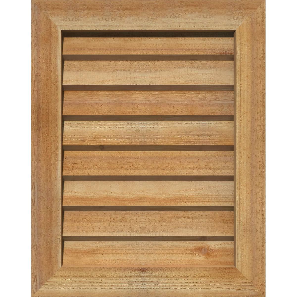 Unfinished Non-Functional Vertical Gable Vent A62872