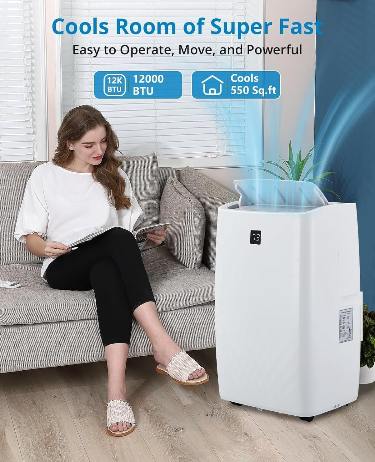12000BTU Portable Air Conditioner C114