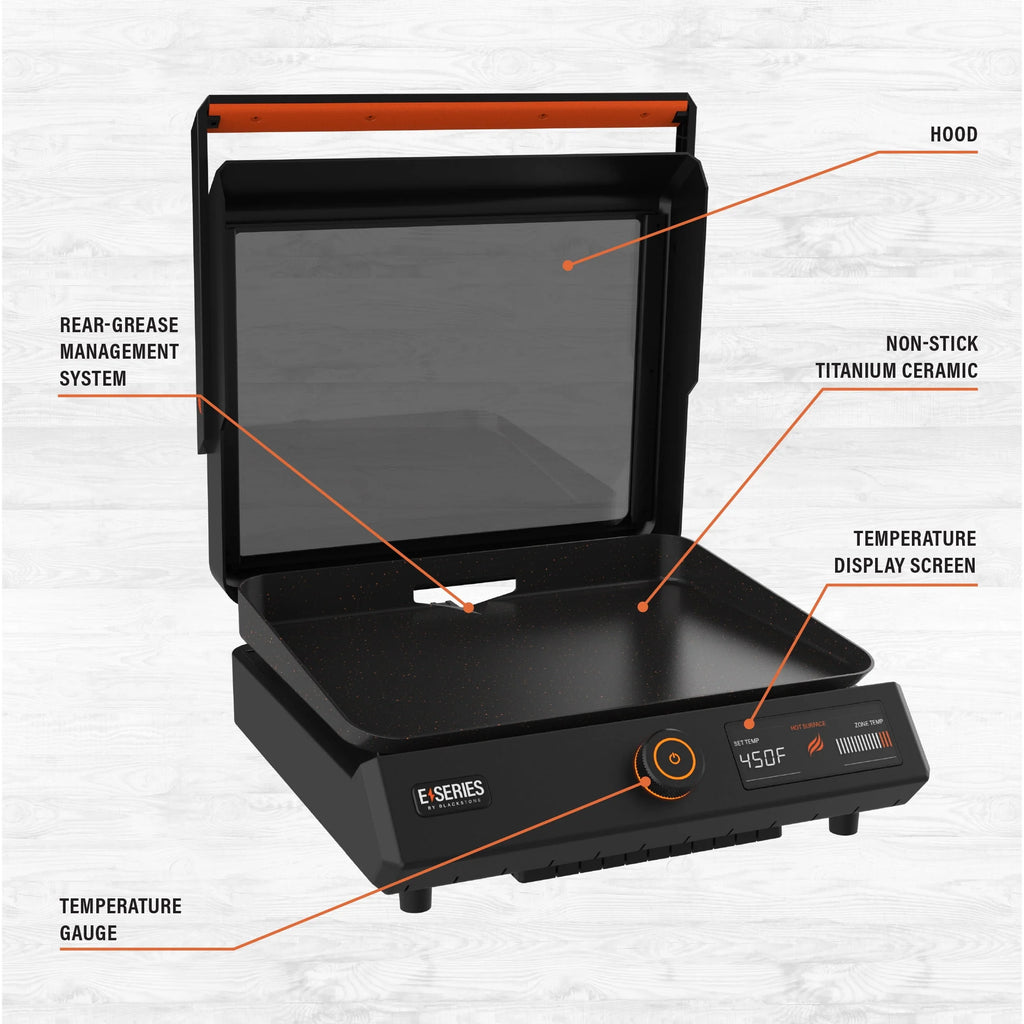 Electric Tabletop Griddle with Hood W390286