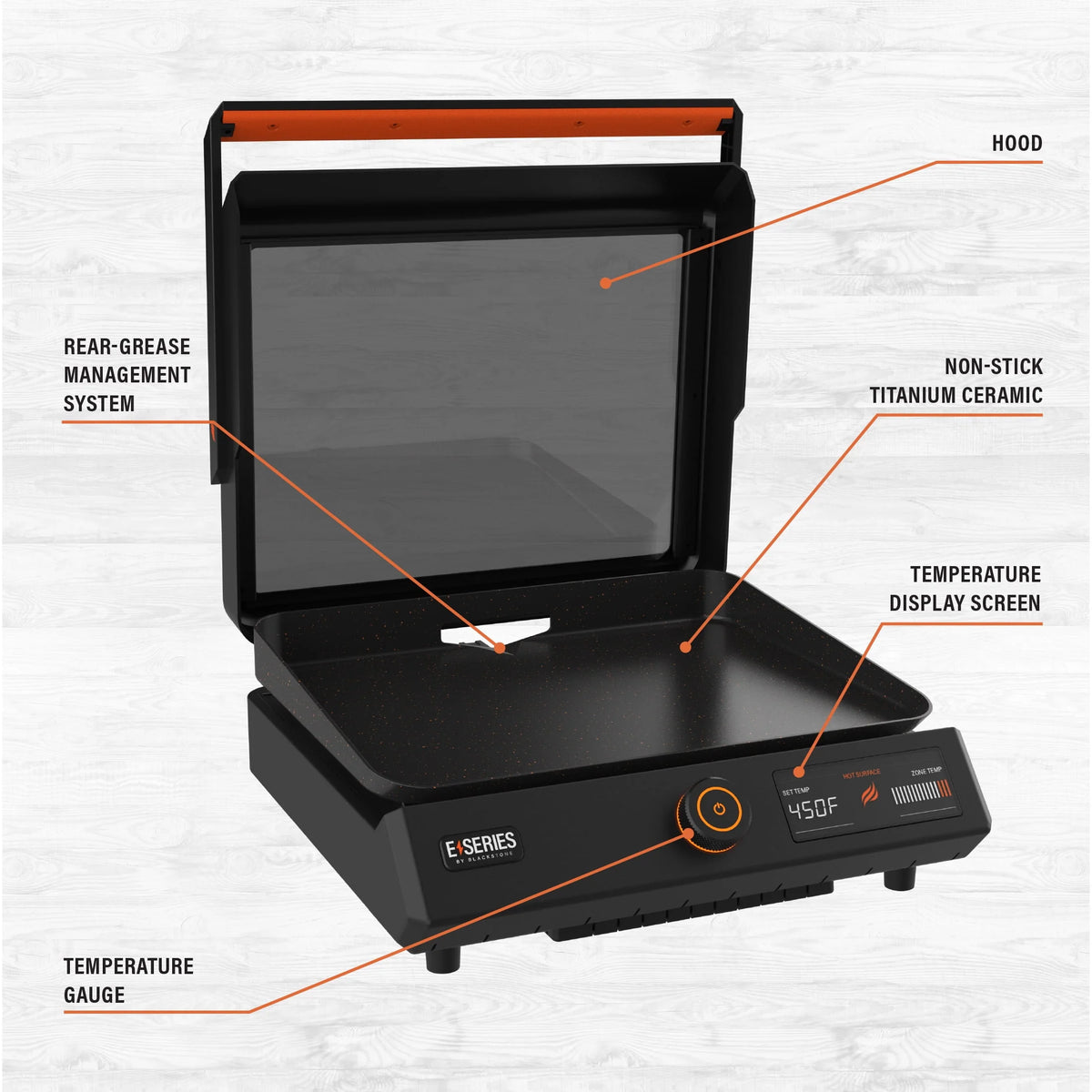 Electric Tabletop Griddle with Hood W390286