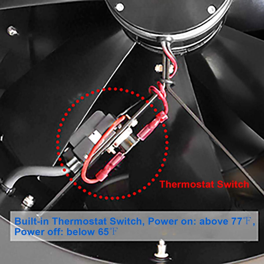 Solar Powered Exhaust Fan with Thermostat X675192