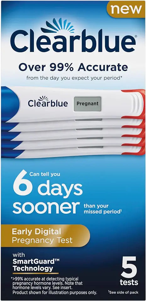 Digital Pregnancy Test 5 Ct L16352