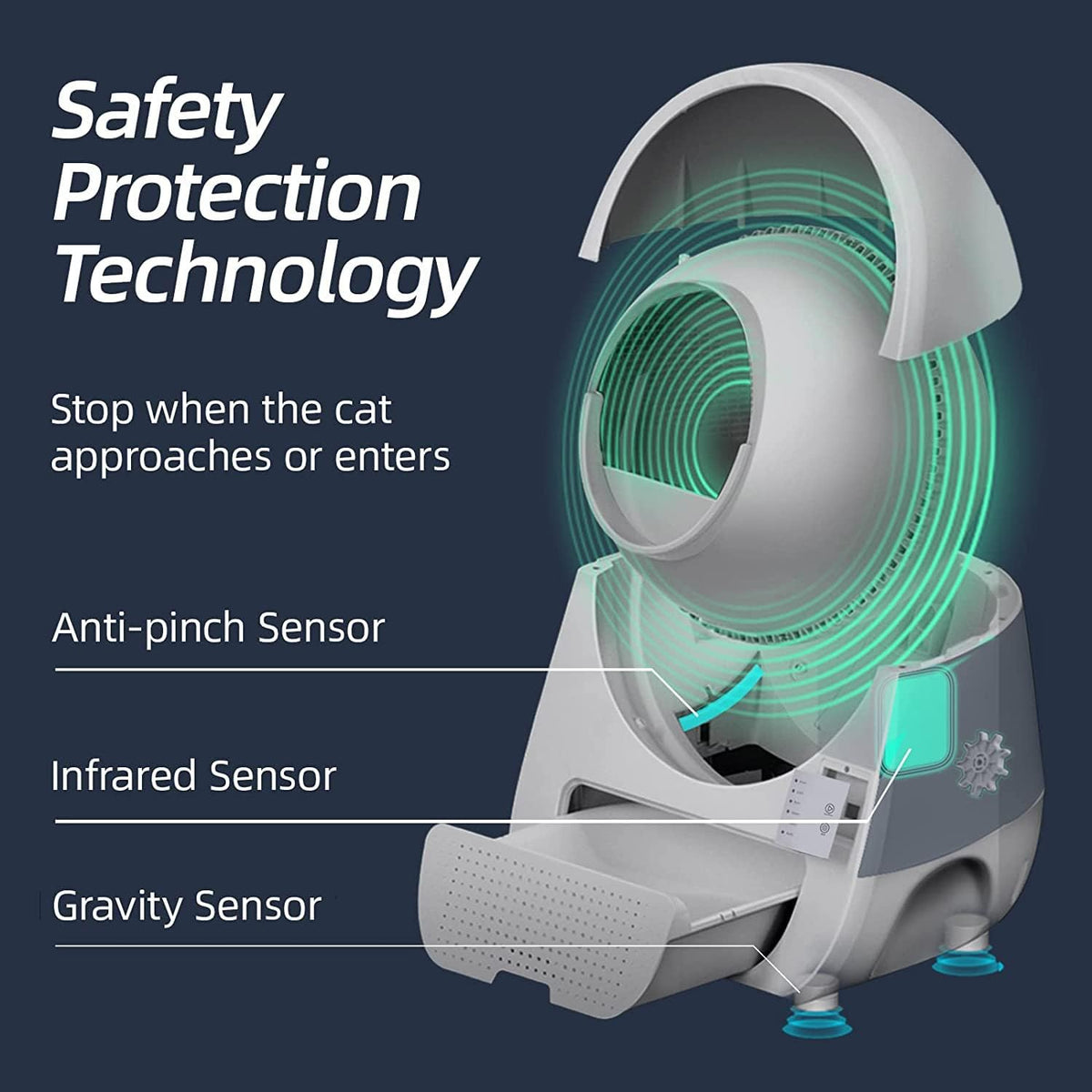 Self-Cleaning Automatic Cat Litter Box C234