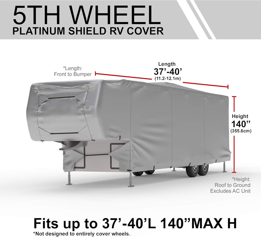 Weatherproof RV Cover for 26' - 30' 5th Wheel RV I531