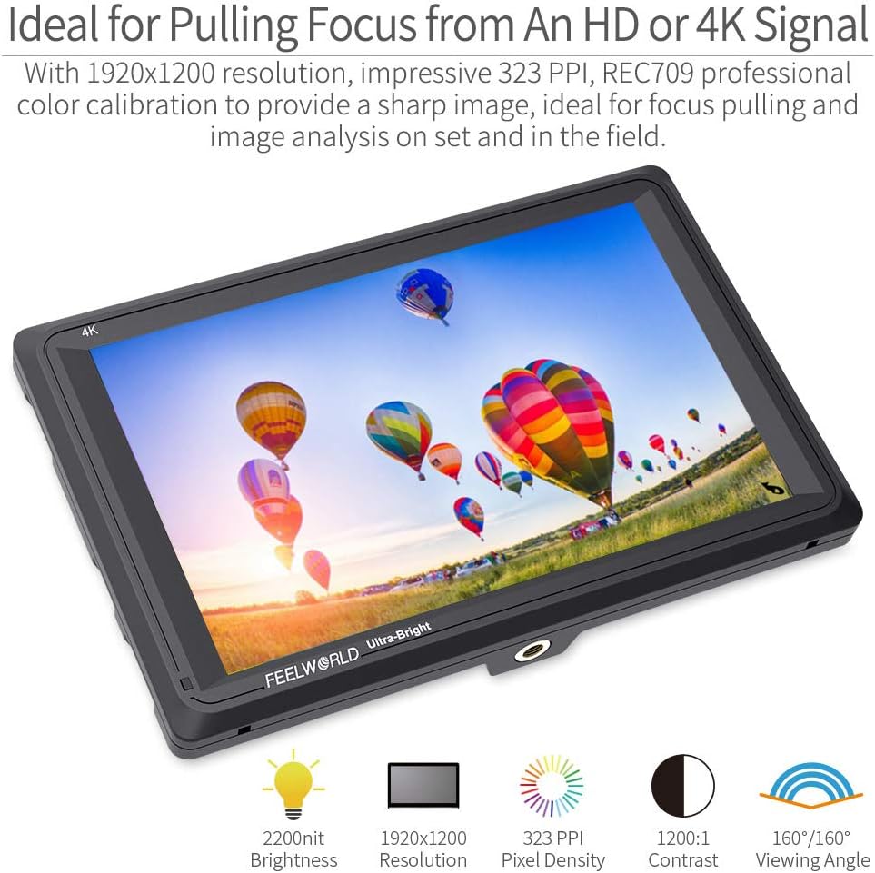 7 Inch Full HD IPS On Camera Field Monitor 4K HDMI A76315