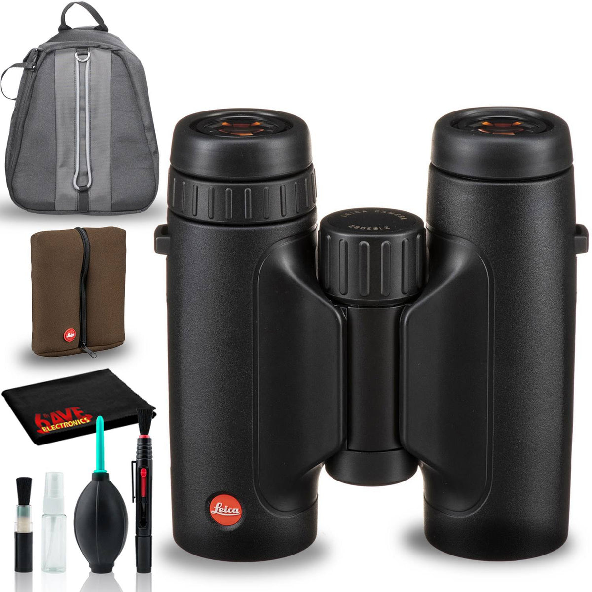 10x32 HD Binocular with Cleaning Kit and Case R497368