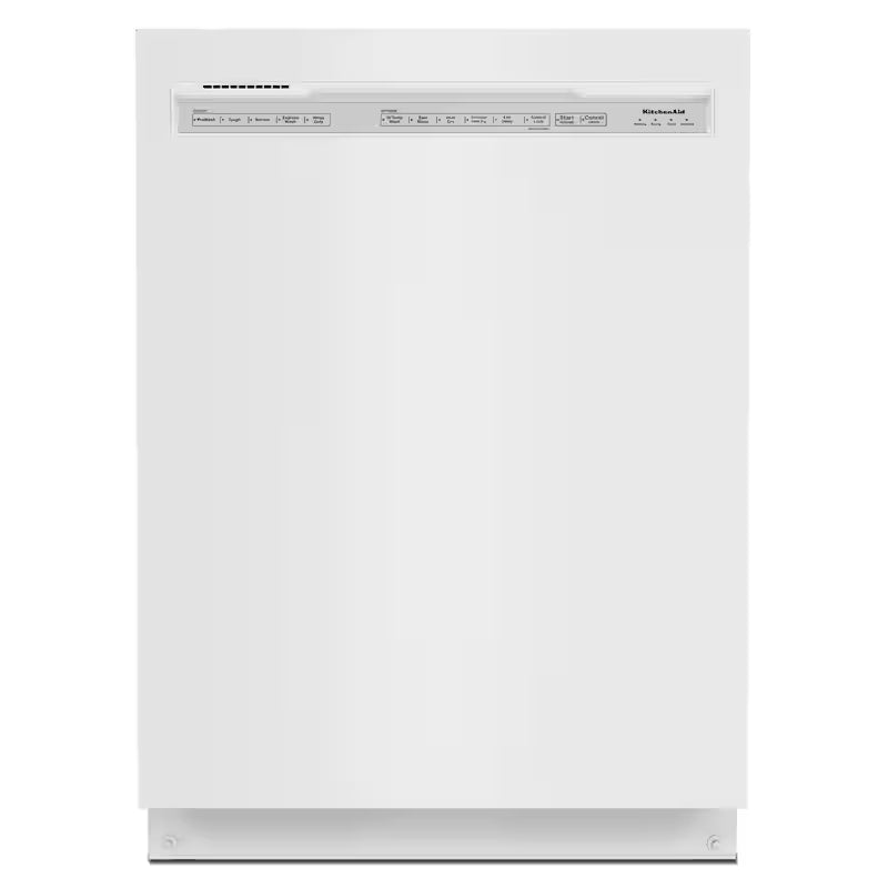 White Front Control Dishwasher with Stainless Steel Tub R5184