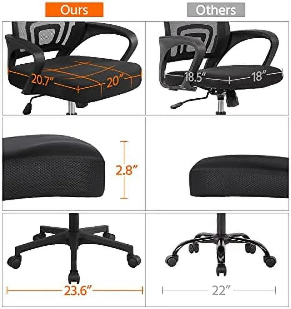 Industrial Home Office Desk with Chair Set W4820