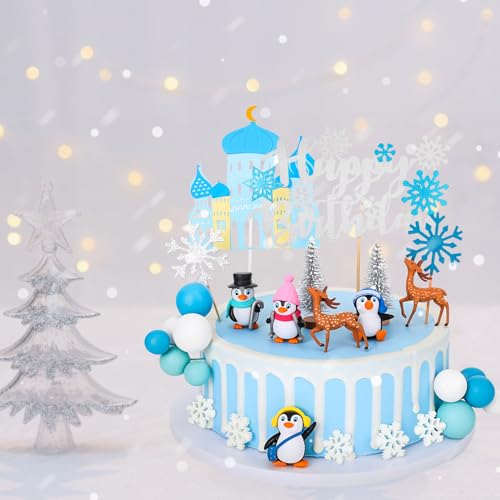 35 Piece Christmas Cake Topper Set T645555