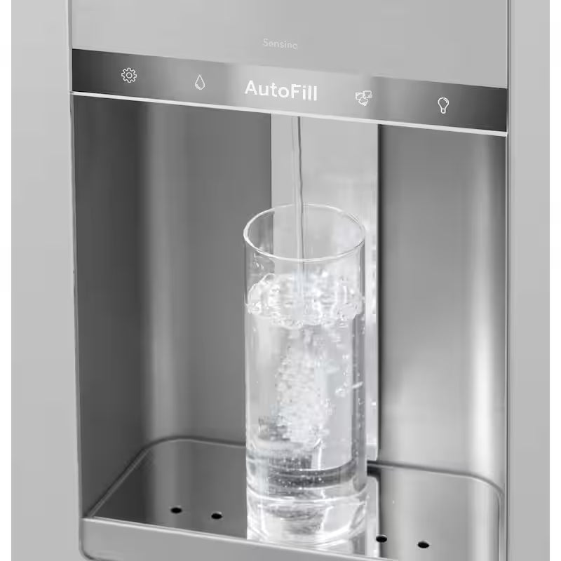 4 Door French Door Refrigerator with Convertible Middle Drawer Stainless Steel Y954