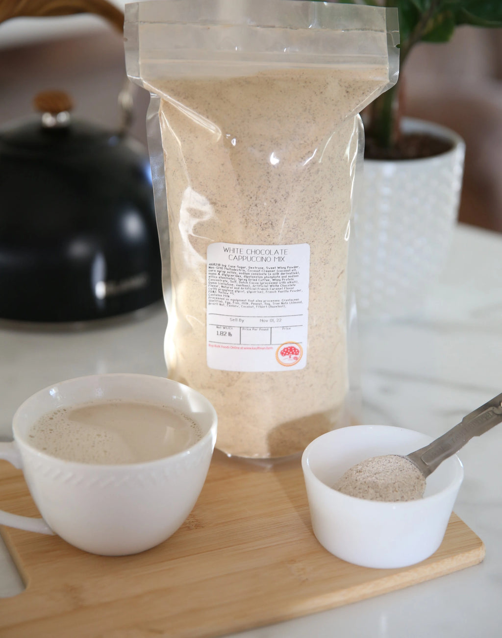 White Chocolate Instant Cappuccino Hot Drink Mix 5 Pound Bag E642