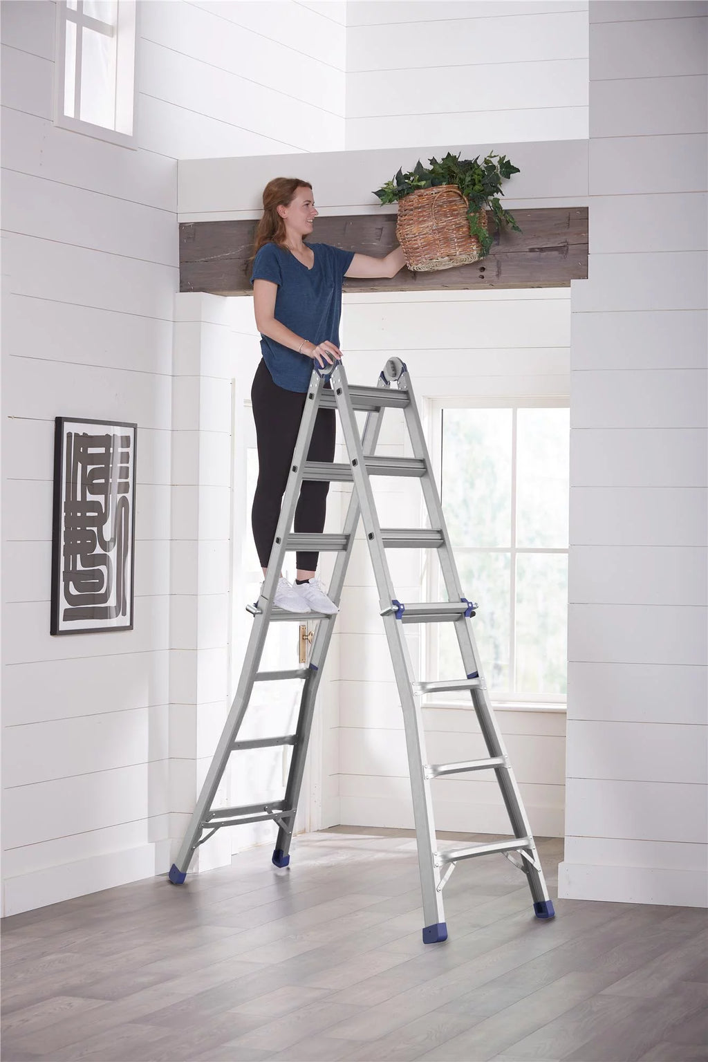 18 ft Aluminum Ladder Z9405