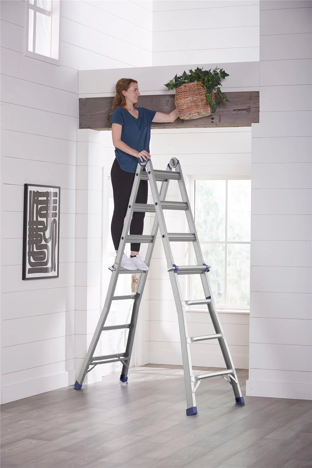 18 ft Aluminum Ladder Z9405