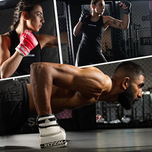 Fingerless Open Palm MMA Gloves Y776149