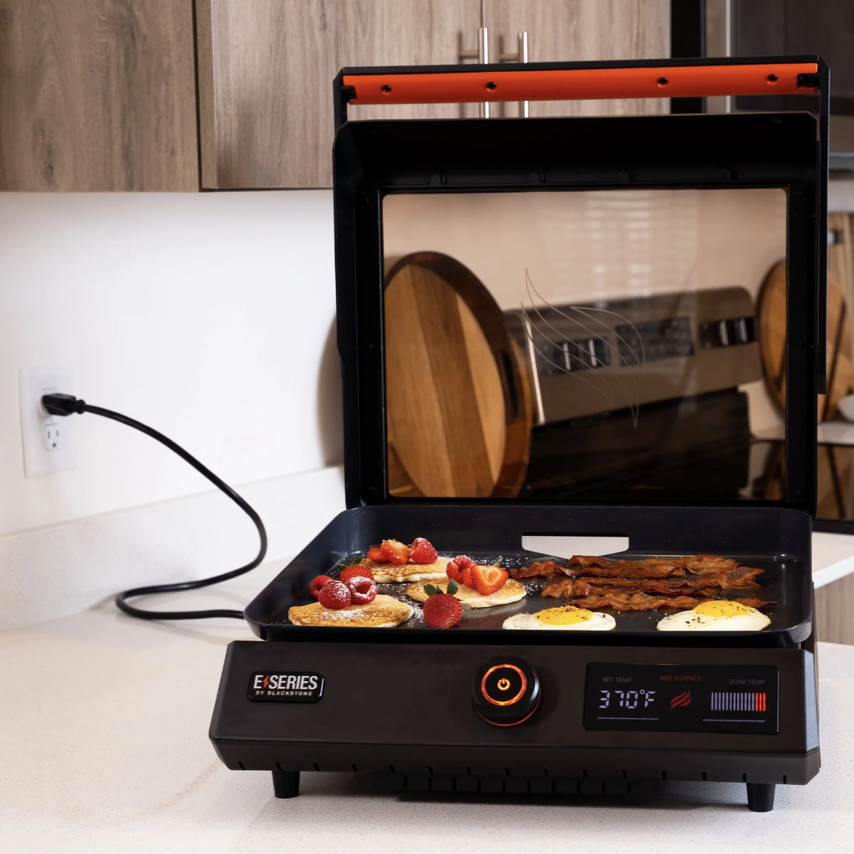 Electric Tabletop Griddle with Hood W390286