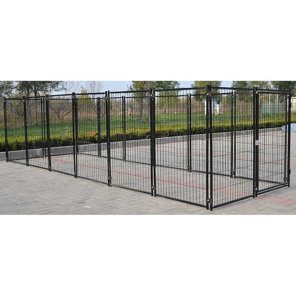 9 x 9 x 3.93 ft Modular Dog Exercise Fence R993