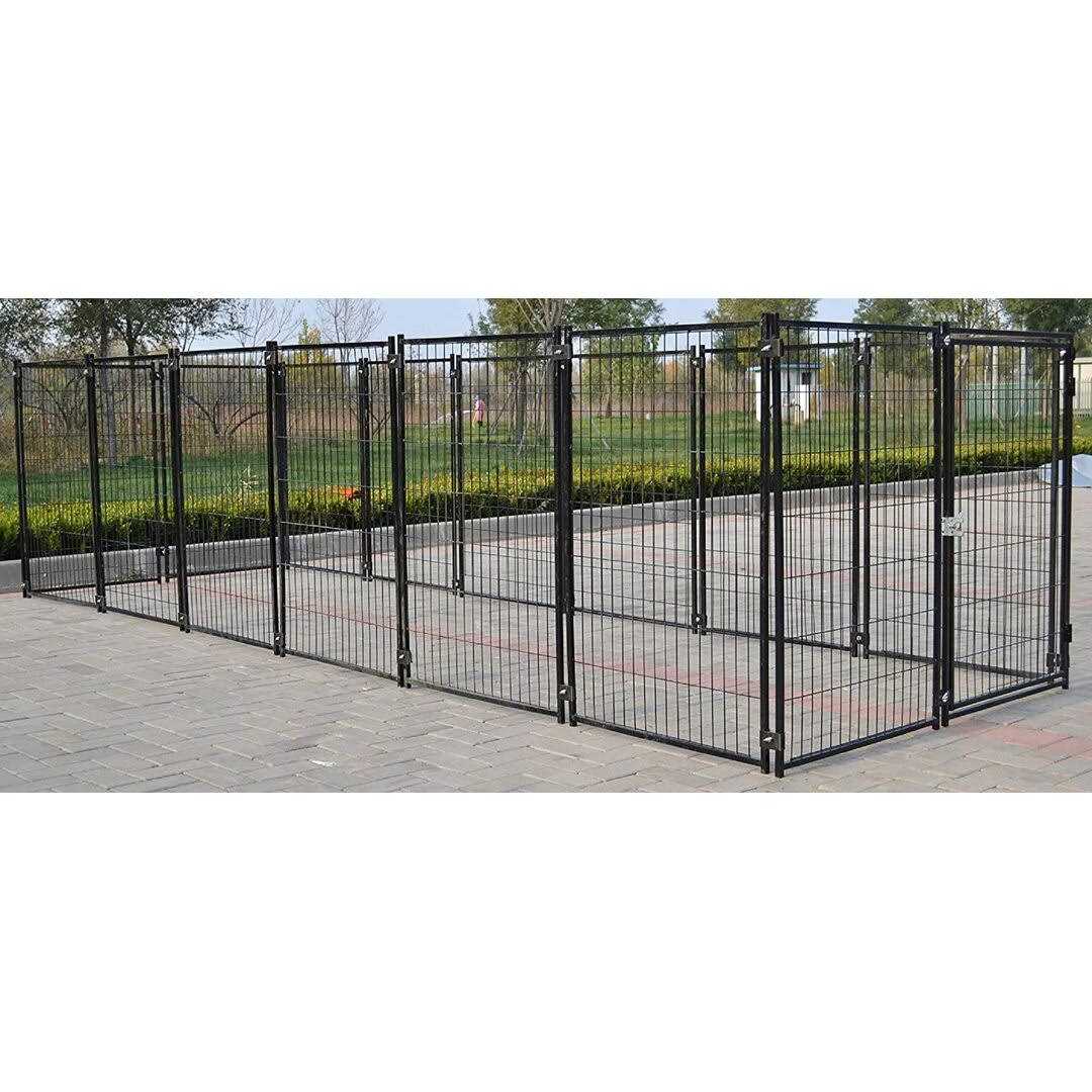 9 x 9 x 3.93 ft Modular Dog Exercise Fence R993