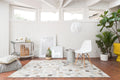 Grey 5' x 7'6 Rug R32724