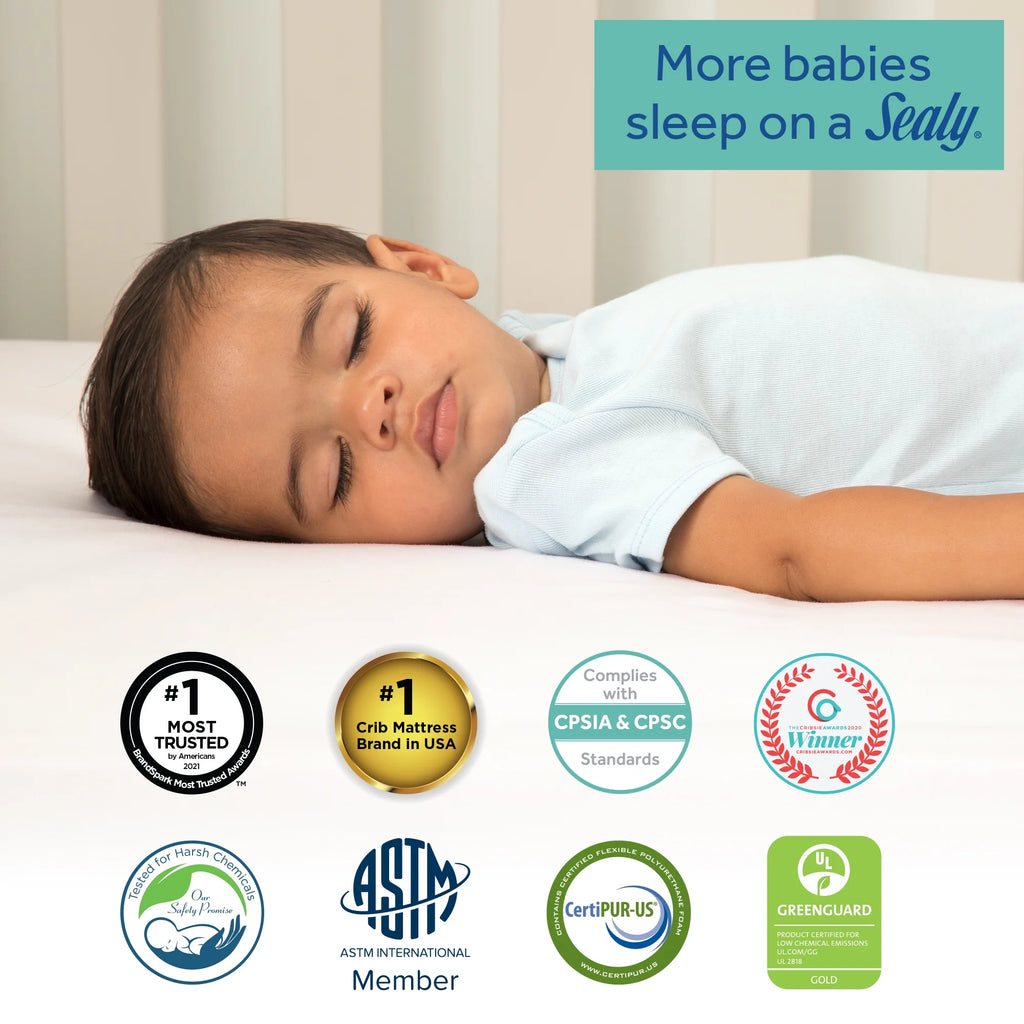 2-Stage Antibacterial Baby Crib & Toddler Mattress B2284