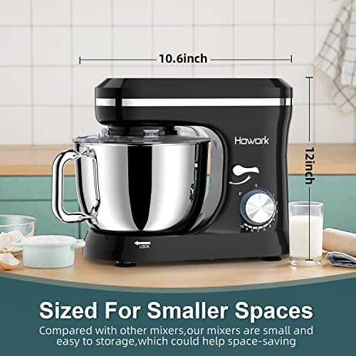 Electric Stand Mixer 6.5QT Stainless Steel Bowl Cream White U47475