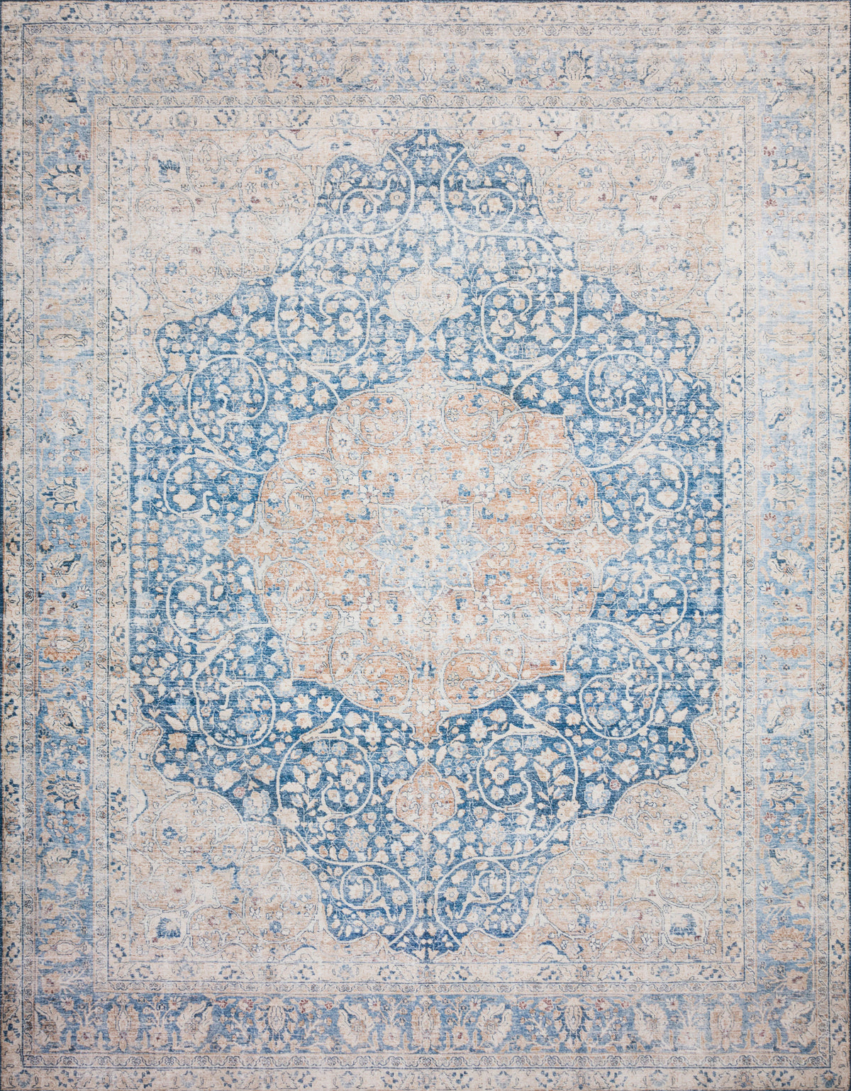 Blue Tangerine 9'0 x 12'0 Rug N88385