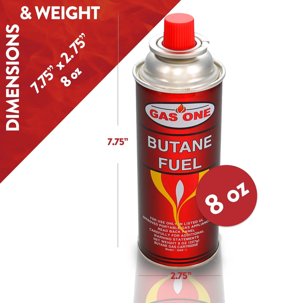 Butane Fuel Canister 12 Pack X696