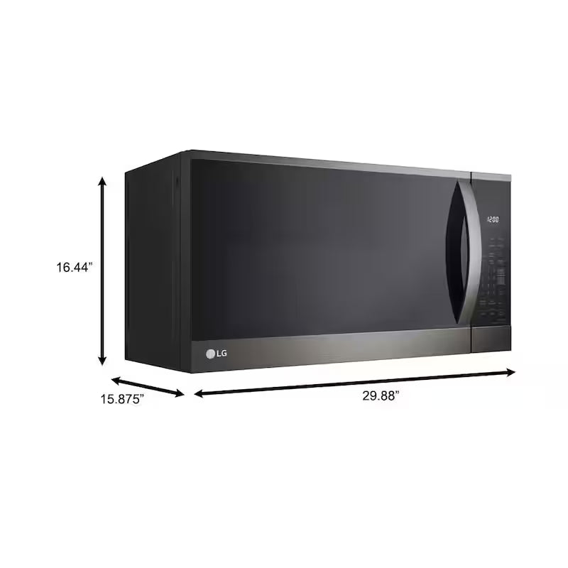 1.8 cu. ft. Black Stainless Steel Over the Range Microwave Oven V956