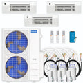 54,000 BTU 3 Zone Ceiling Cassette Ductless Air Conditioner and Heat Pump S28358