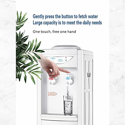 Top Loading Hot & Cold Water Cooler Dispenser with Storage Cabinet, White W6032