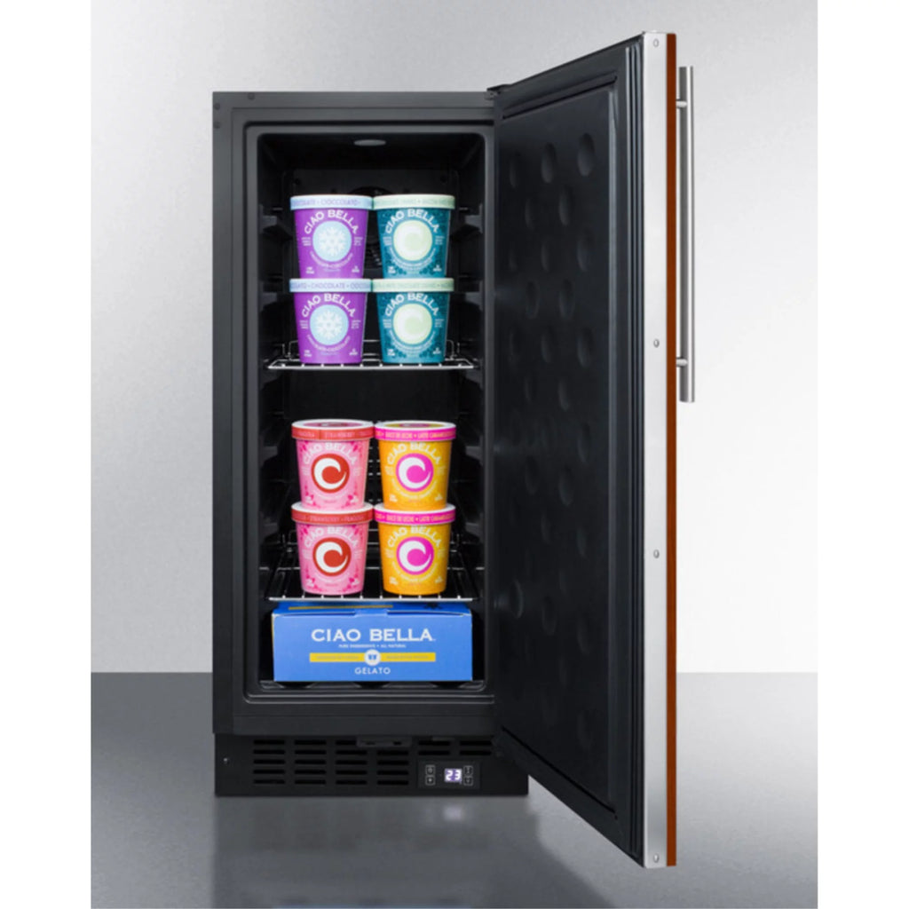 15" Frost-Free Freezer with Integrated Door Frame O863