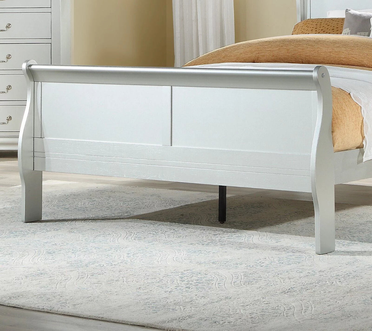 3pc Bedroom Set Eastern King Bed 2x Nightstands Q350839