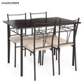 5-Piece Wood & Metal Dining Set M517