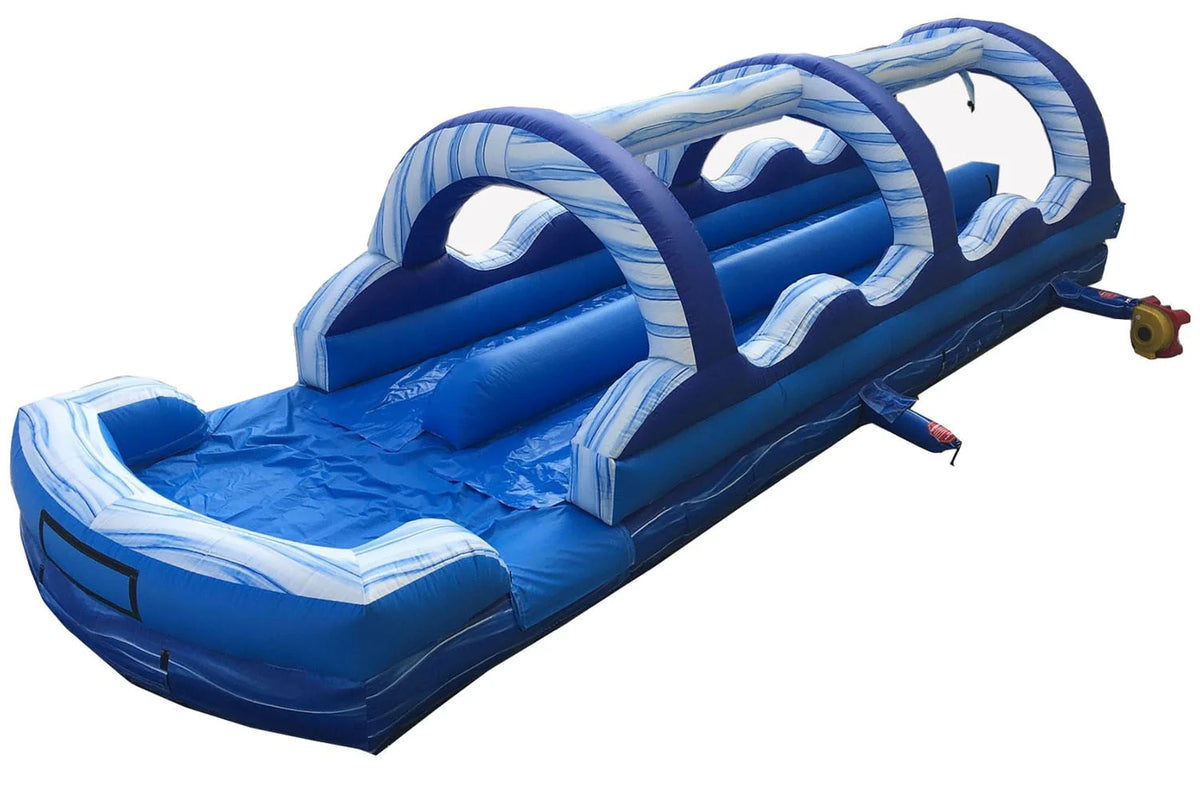 Blue Marble Double Lane Inflatable Slip n Slide with Blower J2326