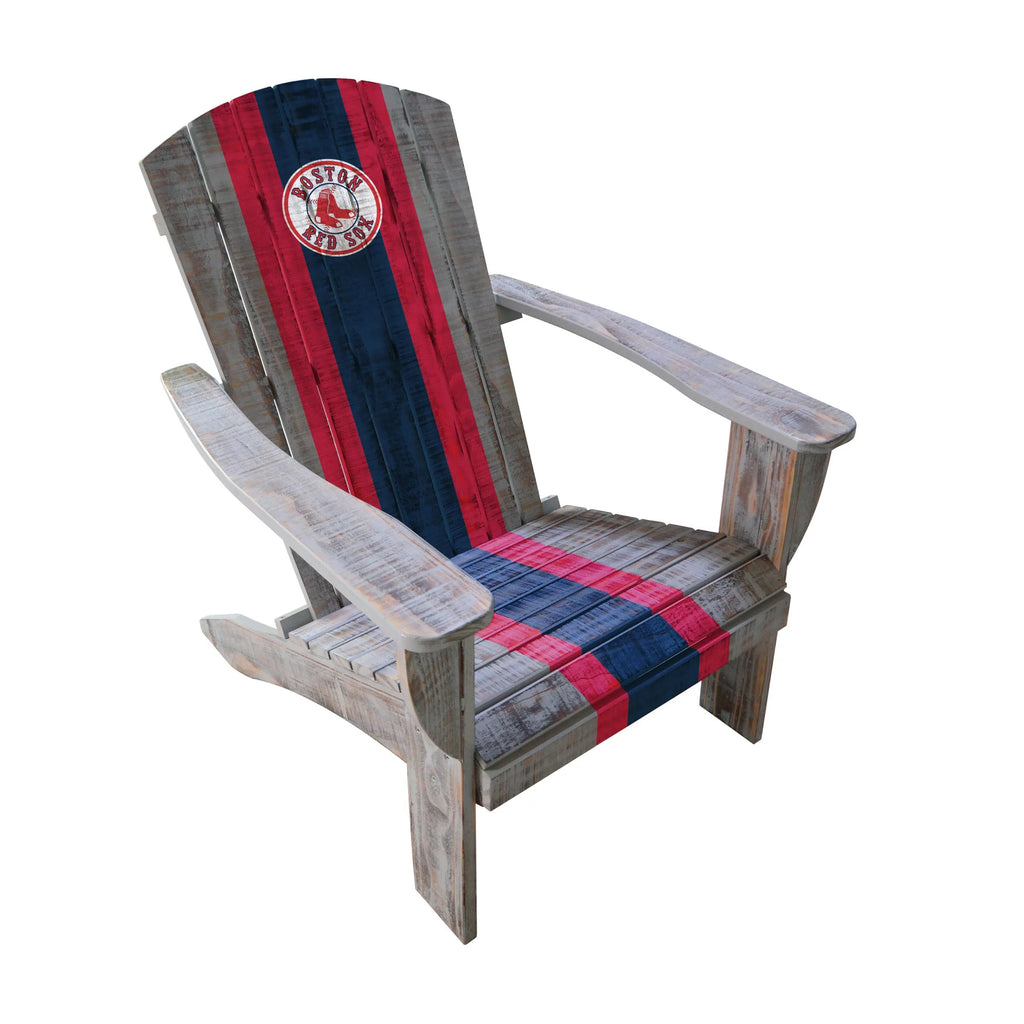 Distressed Wood Adirondack Chair K443