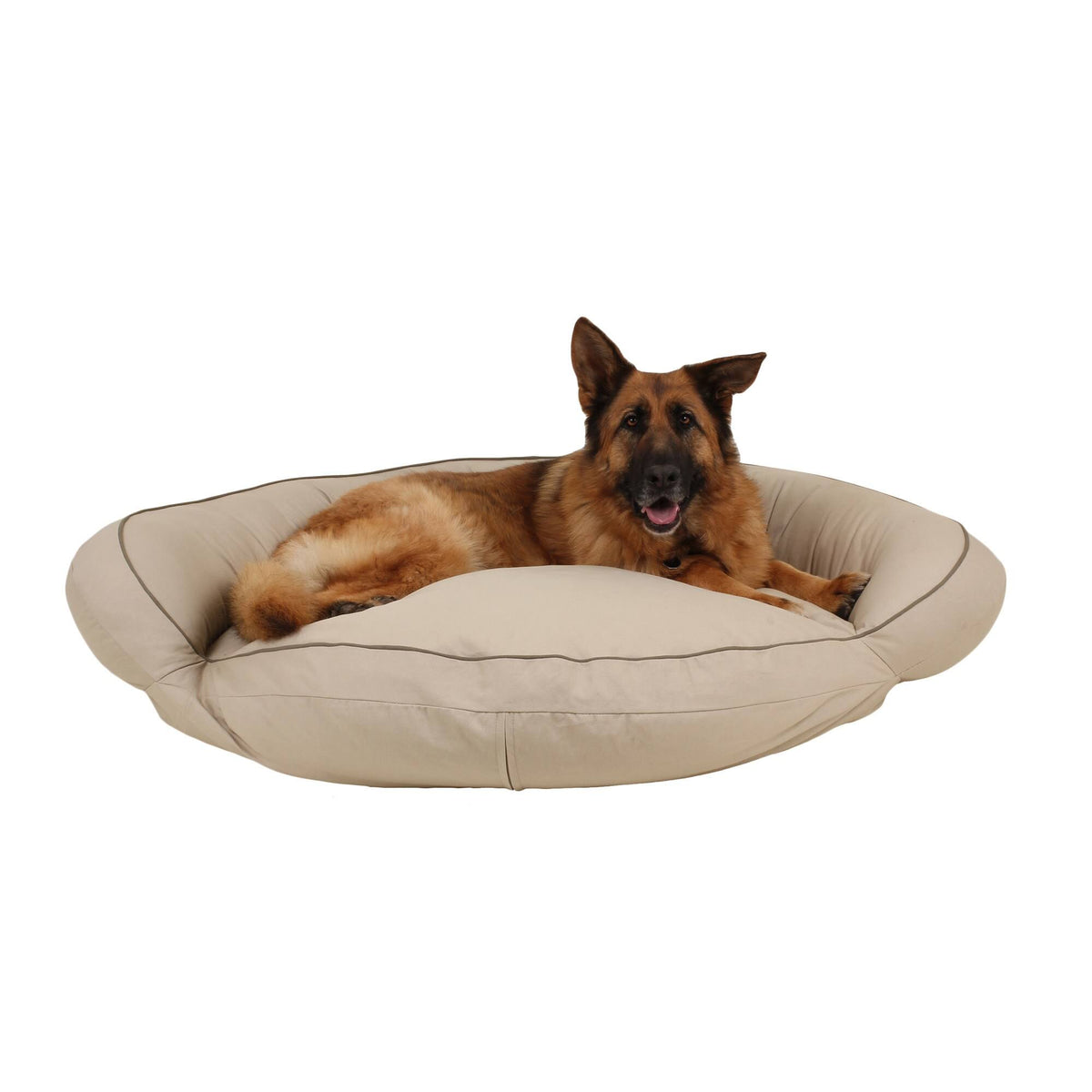 Red Twill Bolster Bed Y9884