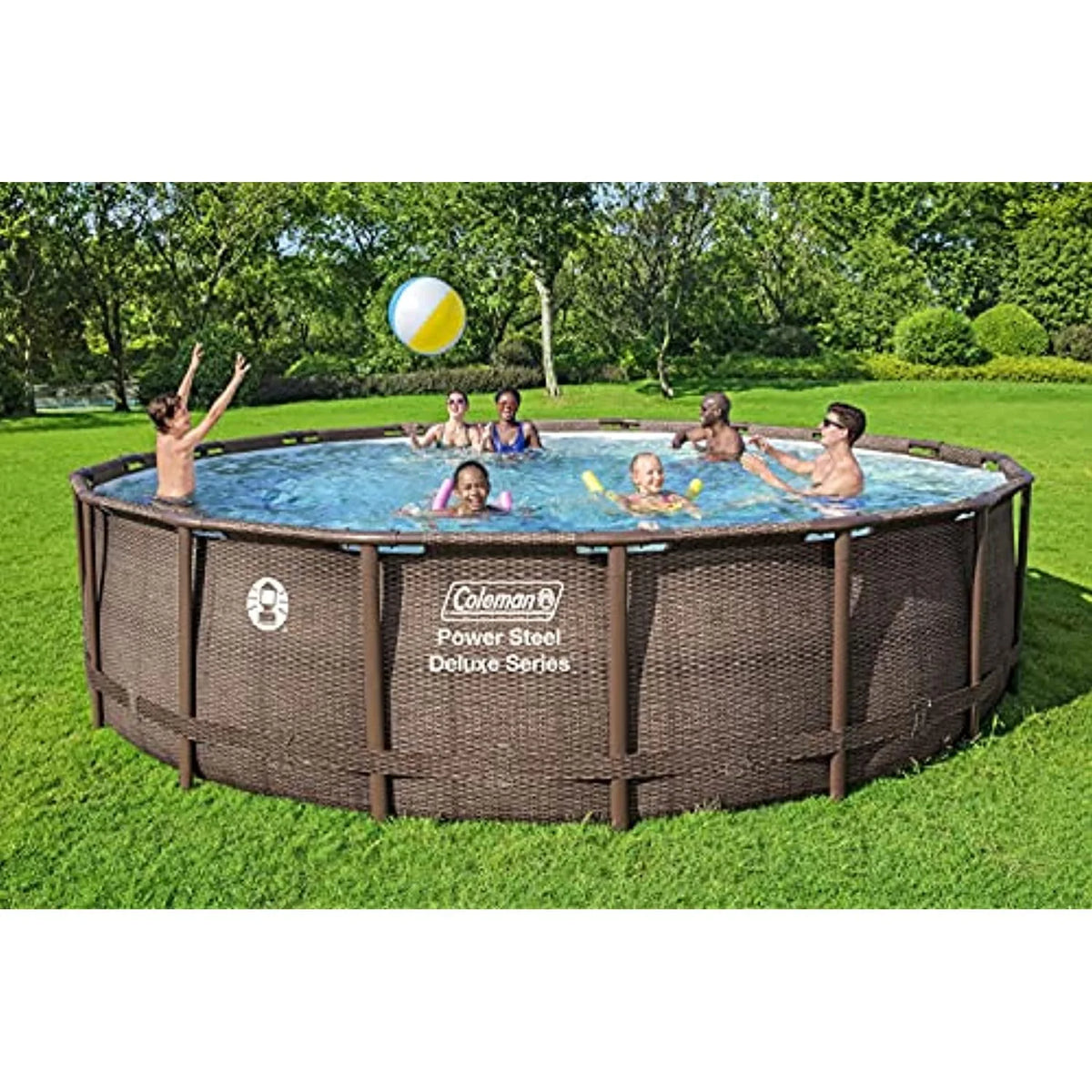 Round Metal Frame Above Ground Pool Set D18417