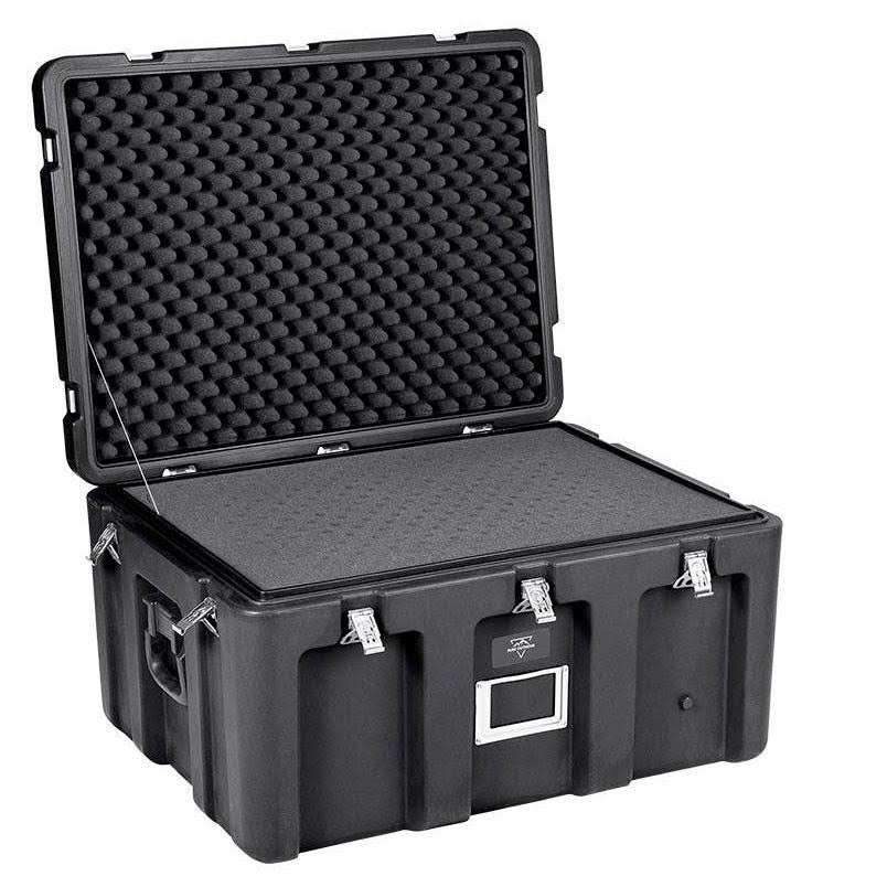 Black Rotomolded Weatherproof Case with Customizable Foam V83914
