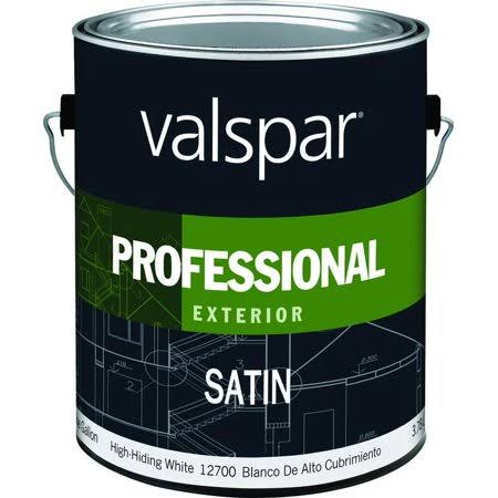 White Satin Exterior Latex Paint Gallon Case of 4 N222881