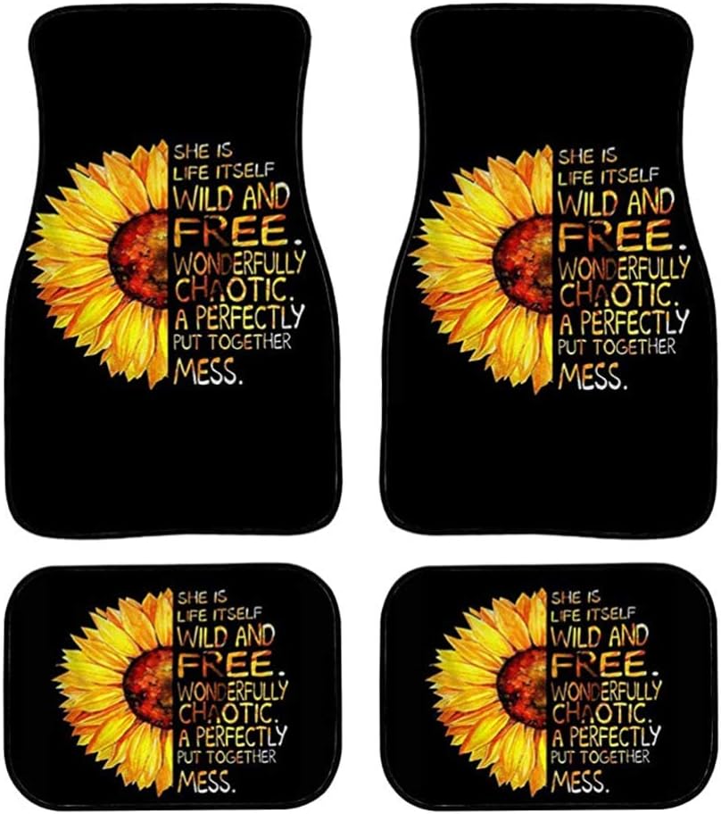 Butterflies Car Floor Mat Front/Rear Carpet M492