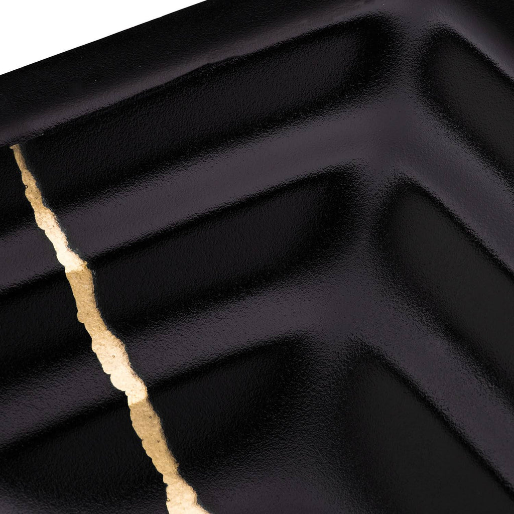 Black Glass Rectangular Sink J902