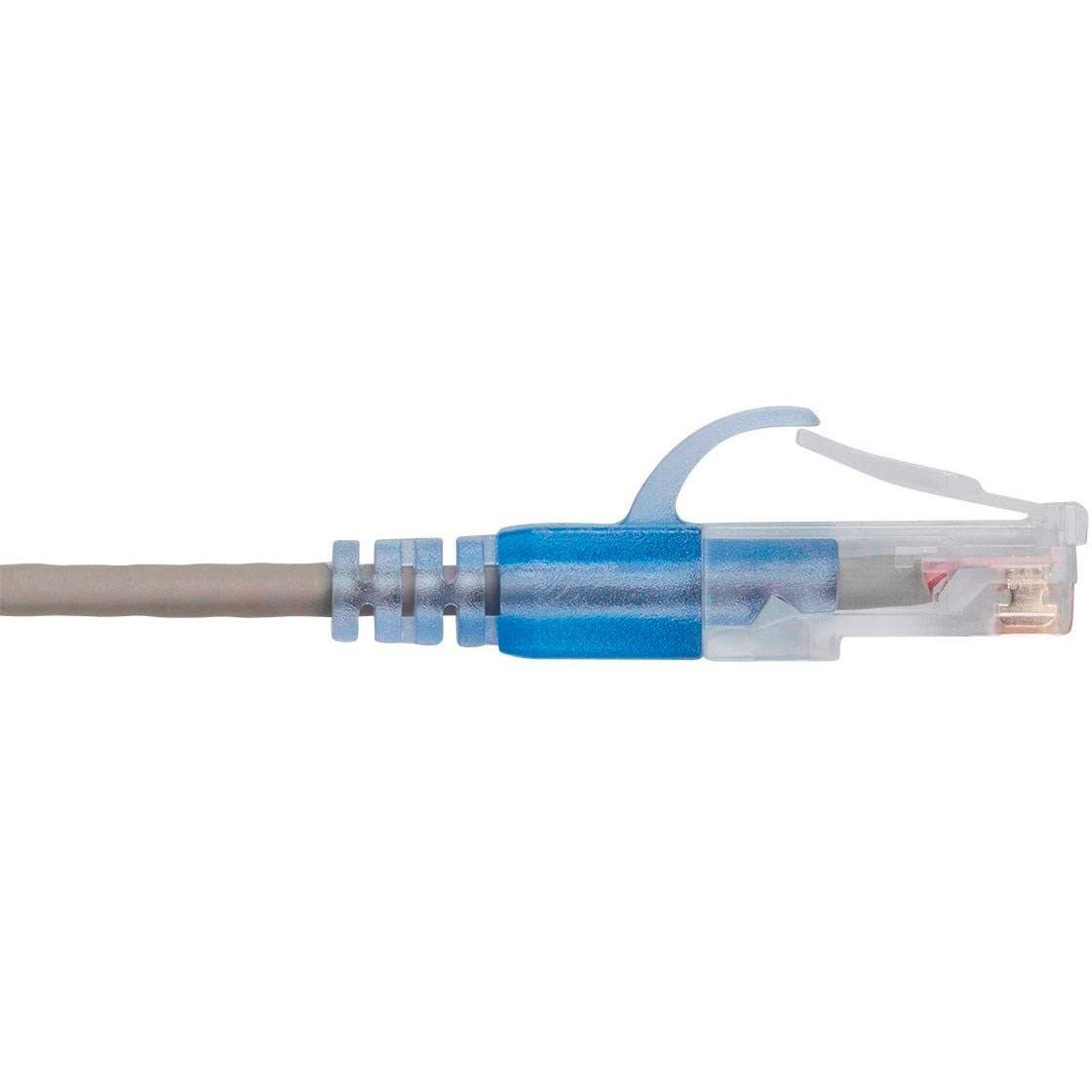 Cat6a Ethernet Network Patch Cable 30 Feet Gray 10-Pack L3031