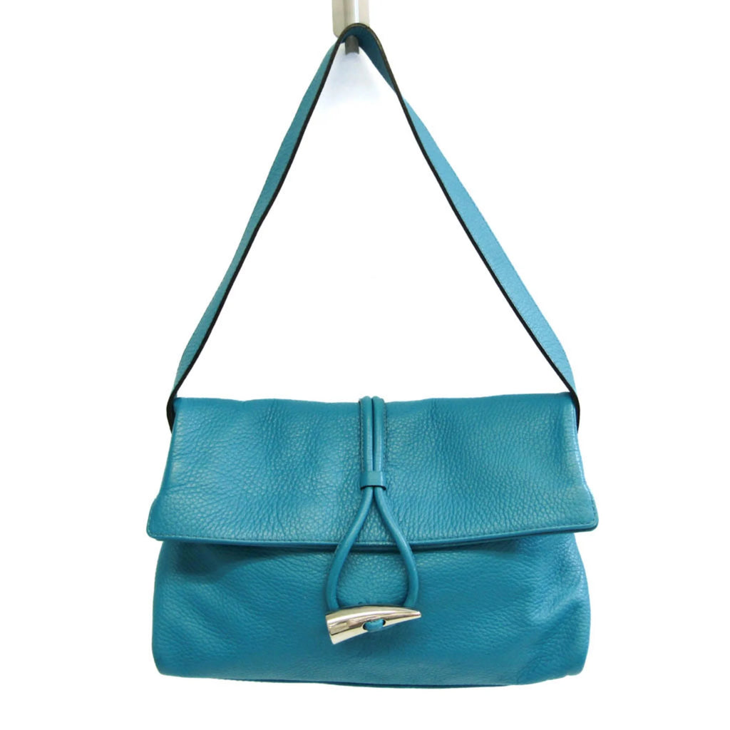 Pre-Owned Leather Shoulder Bag C548