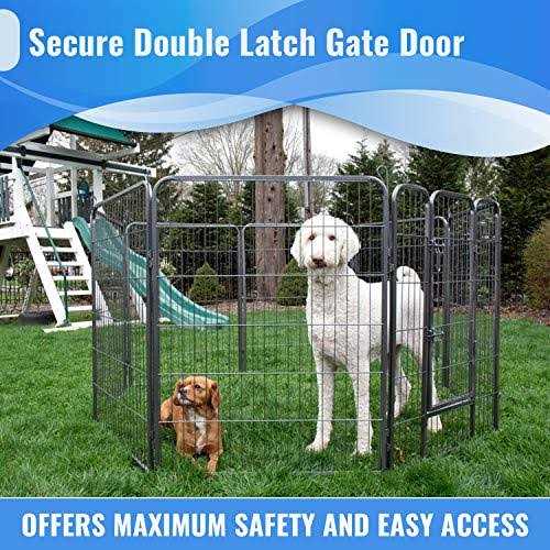 Heavy Duty Metal Tube Pet Dog Exercise & Training Playpen S557668